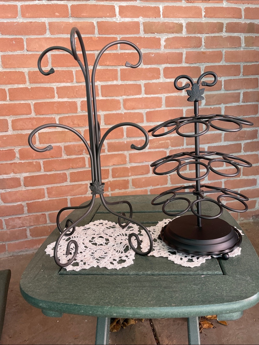 Longaberger Mug Tree and RARE Longaberger k cup holder Wrought Iron